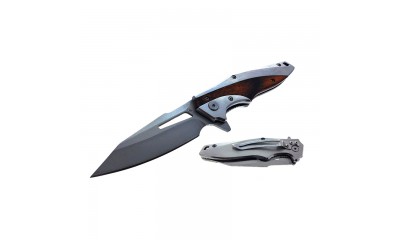 Falcon 8" Spring Assisted Knife Wood Handle KS4318SWD Falcon 8" Spring Assisted Knife Wood Handle KS4318SWD